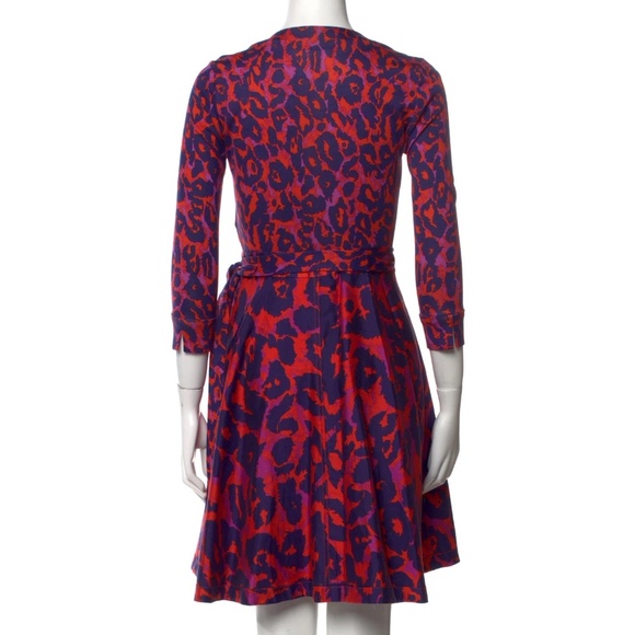 Diane Von Furstenberg Silk Wrap Dress - Picture 3 of 4